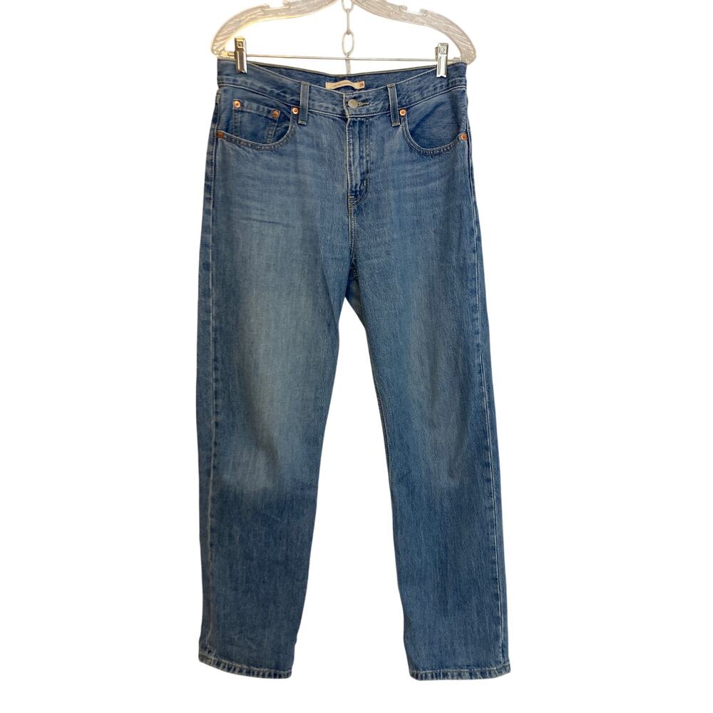 Levi’s Low Pro Straight Vintage 90’s Mid Rise Relaxed Slouchy Blue Denim Jeans